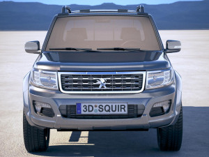 Peugeot Pickup 2018 Modelo 3D