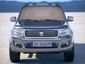 Peugeot Pickup 2018 3D Model