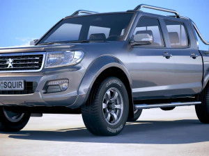 Peugeot Pickup 2018 3D Model