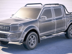 Peugeot Pickup 2018 Modelo 3D