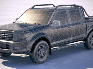 Peugeot Pickup 2018 Modelo 3D