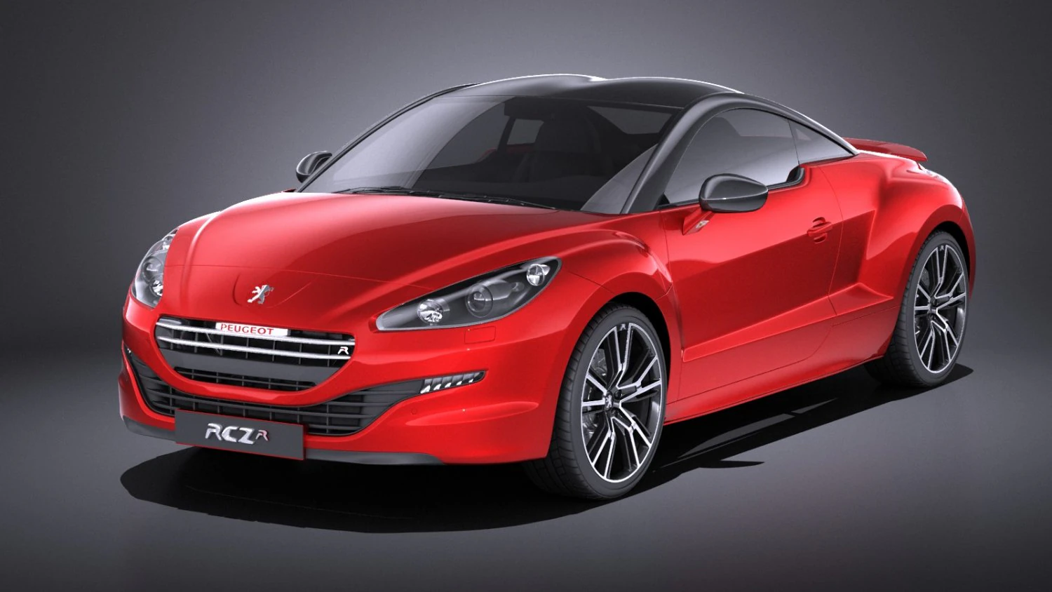 Peugeot RCZ R 2015 vray 3D Model .c4d .max .obj .3ds .fbx .stl .blend 