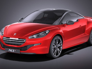 Peugeot RCZ R 2015 vray 3D Model