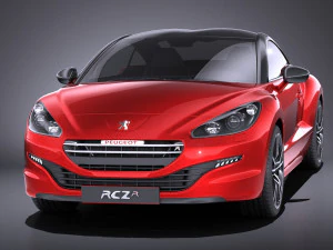 Peugeot RCZ R 2015 vray 3D Model