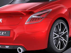Peugeot RCZ R 2015 vray 3D मॉडल