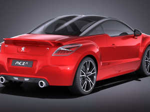 Peugeot RCZ R 2015 vray 3D मॉडल
