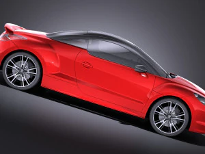 Peugeot RCZ R 2015 vray 3D Model