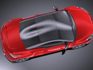 Peugeot RCZ R 2015 vray 3D Model