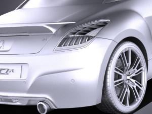 Peugeot RCZ R 2015 vray 3D मॉडल