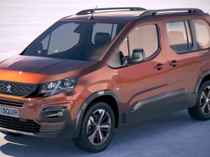 Peugeot Rifter 2016-2018 Modelo 3D