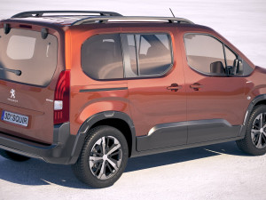 Peugeot Rifter 2016-2018 Modèle 3D