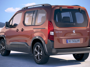 Peugeot Rifter 2016-2018 Modèle 3D