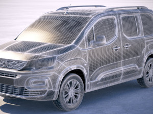 Peugeot Rifter 2016-2018 Modèle 3D