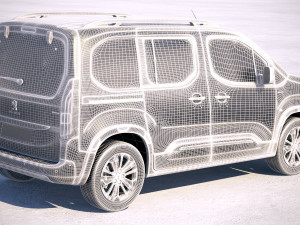 Peugeot Rifter 2016-2018 Modèle 3D
