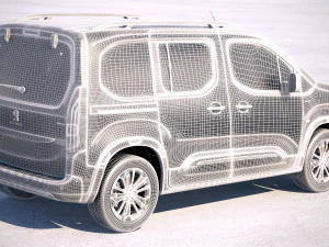Peugeot Rifter 2016-2018 Modelo 3D