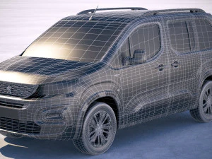 Peugeot Rifter 2016-2018 Modelo 3D