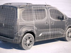 Peugeot Rifter 2016-2018 Modèle 3D