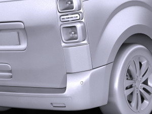 Peugeot Traveller 2017 Modelo 3D