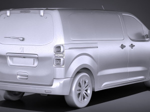 Peugeot Traveller 2017 Modelo 3D