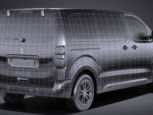 Peugeot Traveller 2017 Modelo 3D