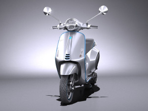 Piaggio Vespa Elettrica 2018 3D Модель