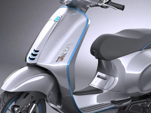 Piaggio Vespa Elettrica 2018 3D Model