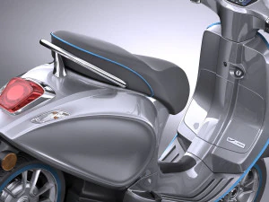 Piaggio Vespa Elettrica 2018 3D Model