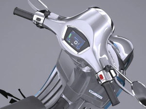 Piaggio Vespa Elettrica 2018 3D Model