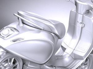 Piaggio Vespa Elettrica 2018 3D Модель