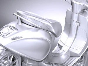 Piaggio Vespa Elettrica 2018 3D Model