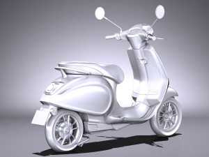Piaggio Vespa Elettrica 2018 3D Модель