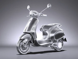 Piaggio Vespa Elettrica 2018 3D Model