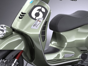 Piaggio Vespa SEI Giorni 2018 Modello 3D
