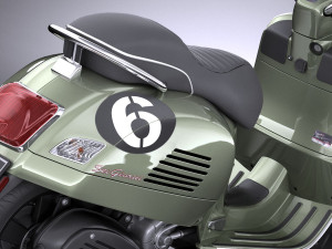 Piaggio Vespa SEI Giorni 2018 Modello 3D