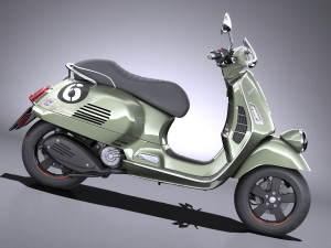 Piaggio Vespa SEI Giorni 2018 Modello 3D