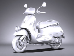 Piaggio Vespa SEI Giorni 2018 Modello 3D