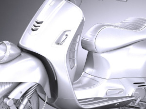 Piaggio Vespa SEI Giorni 2018 Modello 3D