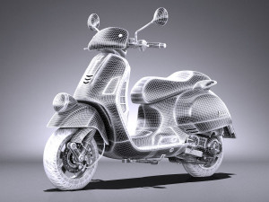 Piaggio Vespa SEI Giorni 2018 Modello 3D