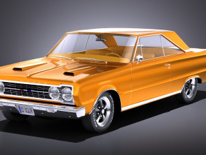 plymouth gtx 1967 vray 3D Model