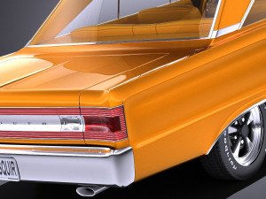 Plymouth GTX 1967 vray Model 3D