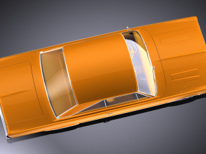 Plymouth GTX 1967 vray Model 3D