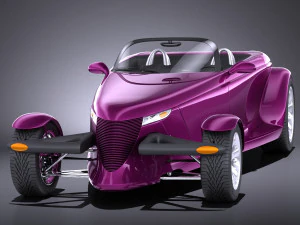 Plymouth Prowler Concept 1993 vray 3D Model