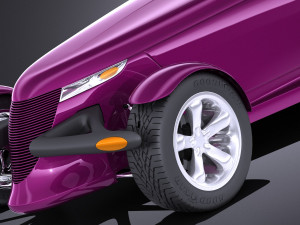 Plymouth Prowler Concept 1993 vray Modello 3D