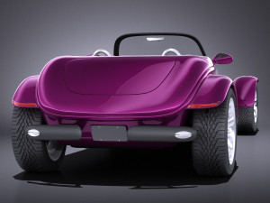 Plymouth Prowler Concept 1993 vray Modello 3D