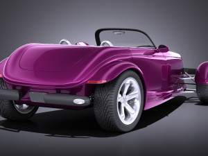 Plymouth Prowler Concept 1993 vray Modello 3D