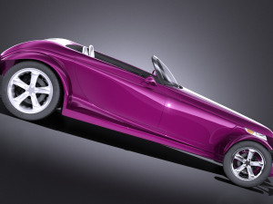 Plymouth Prowler Concept 1993 vray Modello 3D
