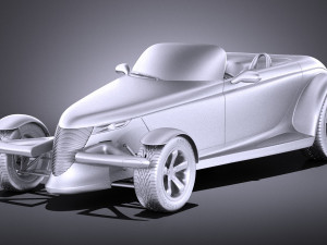 Plymouth Prowler Concept 1993 vray Modello 3D