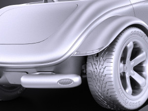 Plymouth Prowler Concept 1993 vray Modello 3D