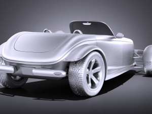 Plymouth Prowler Concept 1993 vray Modello 3D