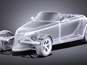 Plymouth Prowler Concept 1993 vray Modello 3D